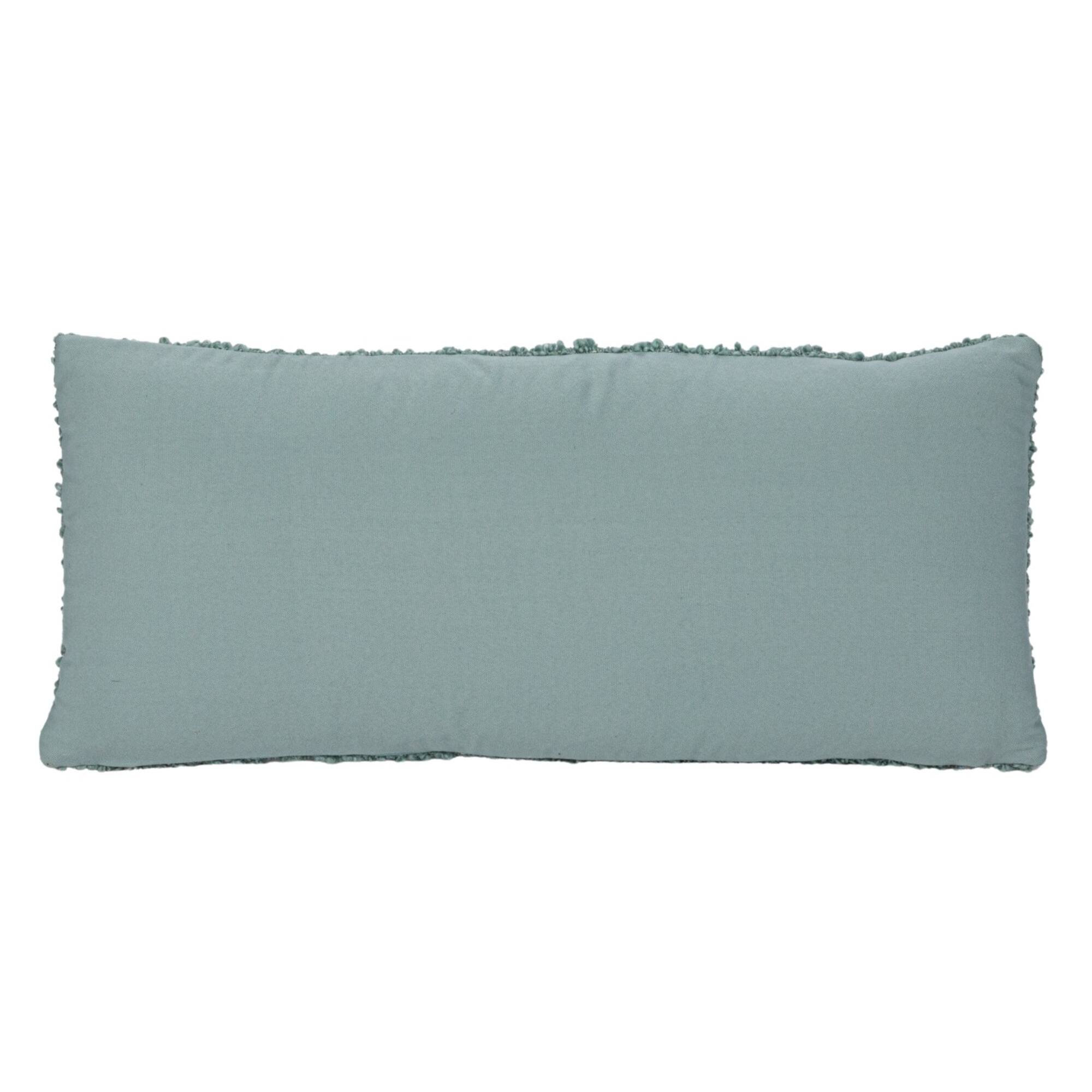 Hello Honey® 28" x 12" Dusty Blow Hand-Woven Fabric Indoor & Outdoor Lumbar Pillow